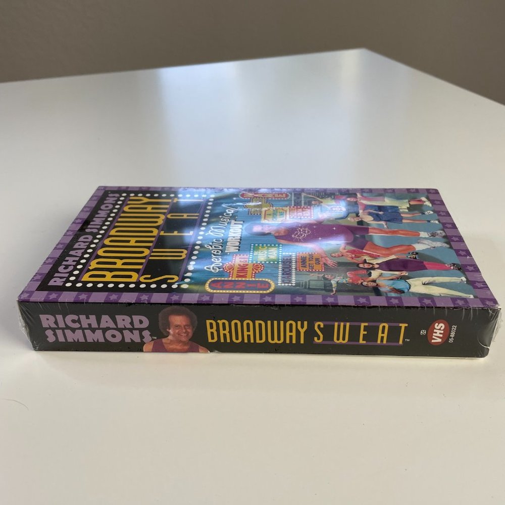 NWT VTG RICHARD SIMMONS Broadway Sweat Aerobic Musical Workout 2000 VHS Tape - Picture 5 of 7